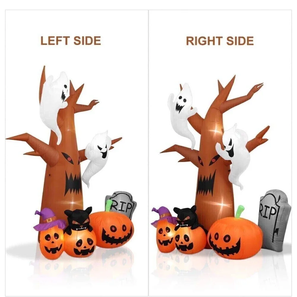NEW 8 Ft Halloween Inflatables Dead Tree Decorations